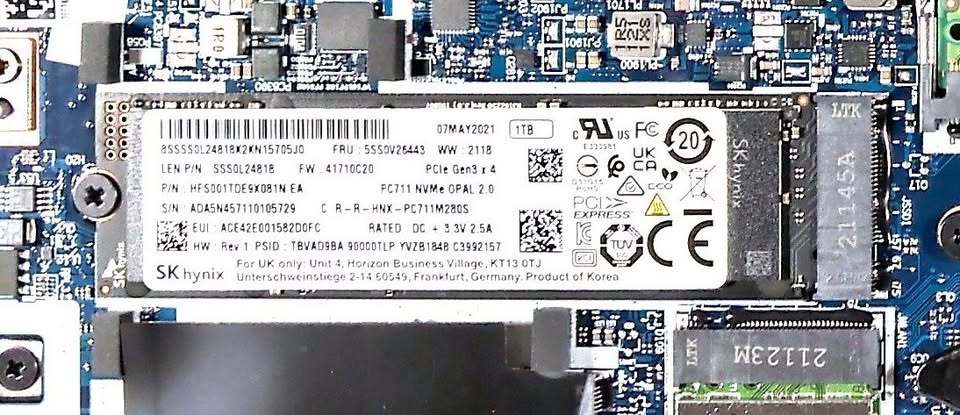 SK Hynix PC711 1TB HFS001TDE9X081N SSD
